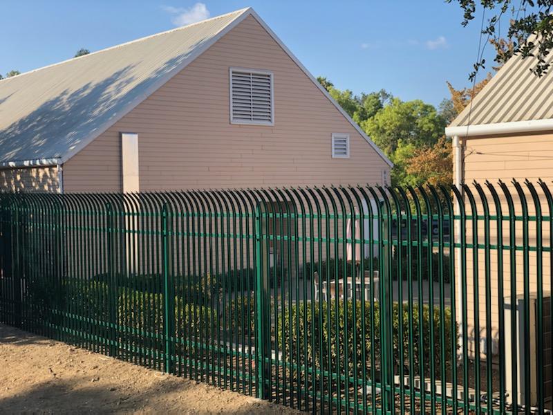 New PG&E Fence in Geyserville